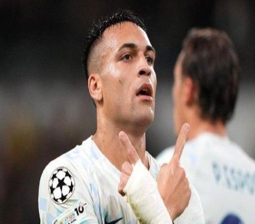 对阵圣罗吉斯打进1球,劳塔罗成2025年欧冠进球最多球员