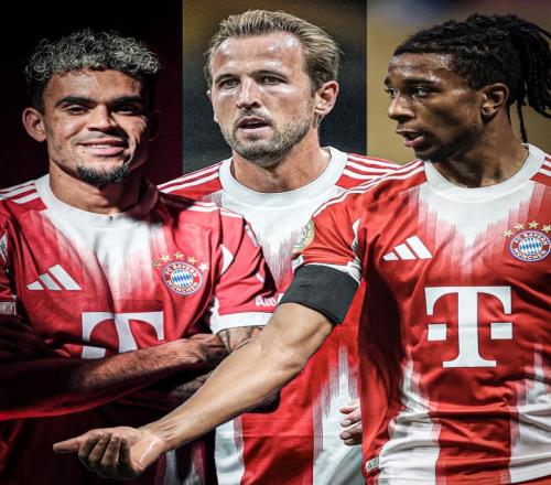 拜仁以2.2億組建英超三叉戟三名球員14場(chǎng)賽事打入37球保持全勝_德甲直播