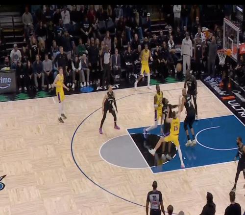 湖人vs森林狼裁判报告:漏吹麦克丹尼尔斯对里夫斯打手犯规