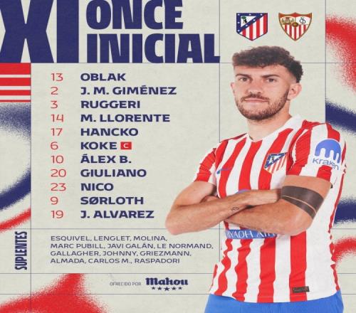 馬競(jìng)與塞維亞首發(fā)陣容公布小蜘蛛和巴埃納首發(fā)瑟爾洛特與朱利亞諾出戰(zhàn)_西甲直播