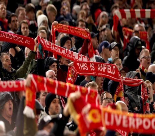 與皇馬一役59916人入場觀賽，創利物浦隊史歐戰主場新高