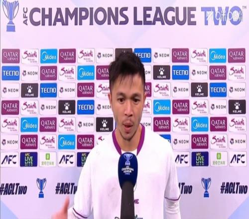 大埔球員陳肇鈞表示原本期待能拿到一分，但國安今天的表現(xiàn)非常出色_中超直播