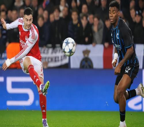 歐冠阿森納3比0布魯日，馬杜埃凱梅開二度，核心傷停新銳爆發