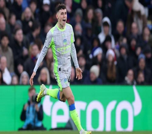 福登本賽季各項(xiàng)賽事進(jìn)球上雙，英超數(shù)據(jù)已追平上賽季