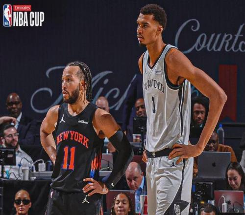 馬刺崩盤！文班亞馬末節4中0！尼克斯奪得NBA杯冠軍