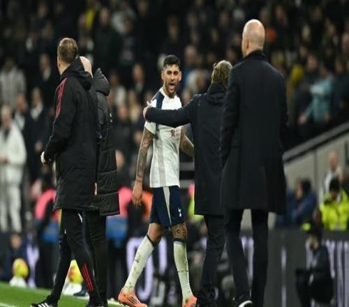 熱刺隊史第二次英超主場兩人染紅，上次羅梅羅也被罰下