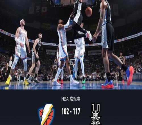 馬刺117102賽季三殺雷霆，文班19+11，福克斯29分