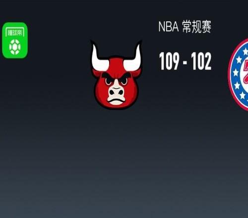 NBA戰(zhàn)報(bào)：公牛10910276人取NBA5連勝，恩比德空砍31分