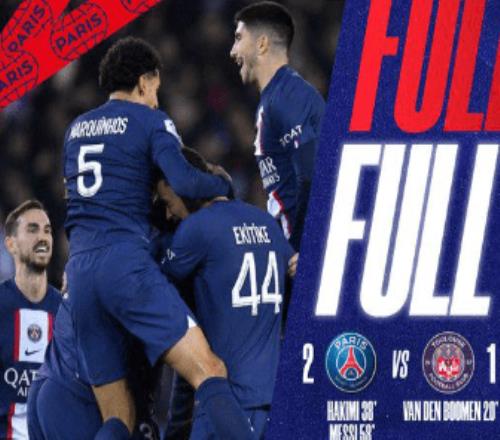 法甲梅西世界波+2中柱阿什拉夫傳射巴黎21逆轉