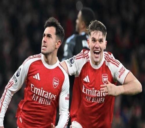 英超第19輪阿森納41維拉阿森納45分暫5分領(lǐng)跑