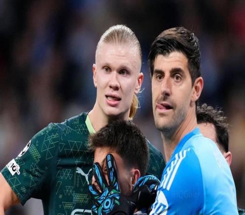 左右為“男”，居萊爾社媒曬照：被哈蘭德與庫爾圖瓦“夾擊”