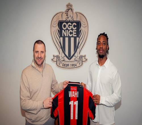 官方：尼斯租借簽下法拉克福前鋒瓦希