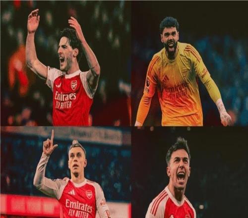 槍手12月最佳球員候選名單：賴斯、拉亞、特羅薩德、蘇比門迪