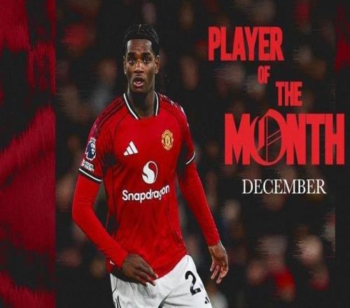 未來可期，海文當選12月曼聯隊內最佳球員