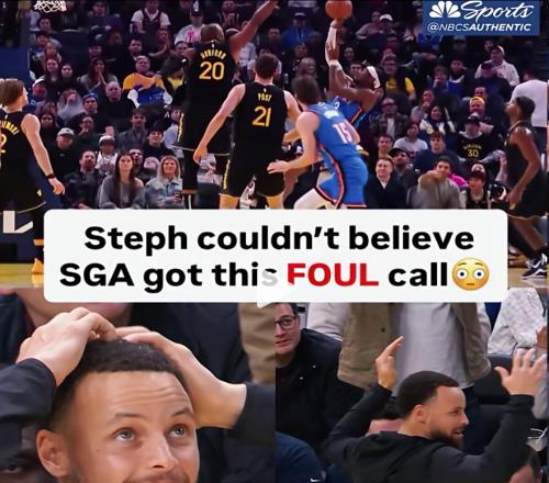 美媒扒SGA“空氣哨”細節：霍福德無接觸被吹犯規庫里瘋狂撓頭