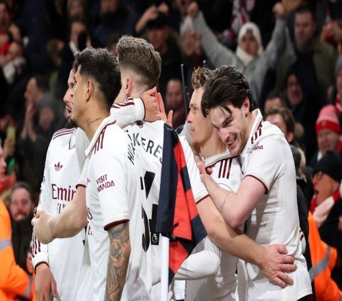 32！賴斯梅開二度，阿森納復仇成功+5連勝，6分優勢坐等曼城犯錯