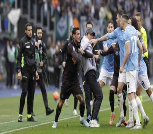 20！意甲衛冕冠軍暫升第2，火爆3紅6黃：兩隊群毆+56歲孔蒂拉架