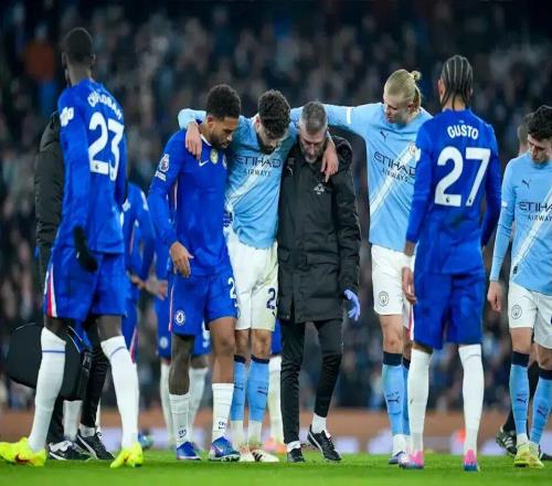 曼城遭重創！主力中衛同時傷退連場丟分已落后阿森納6分