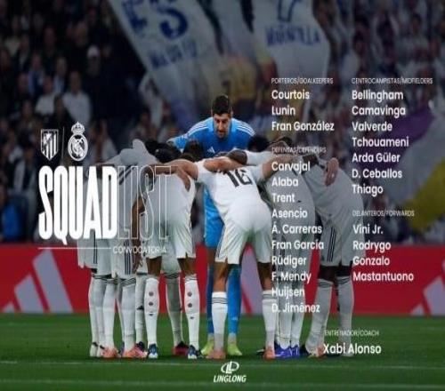 皇馬公布西超杯大名單，姆巴佩缺席