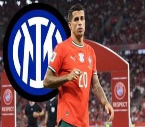 天空記者：國米在努力簽下坎塞洛，巴薩暫無進展