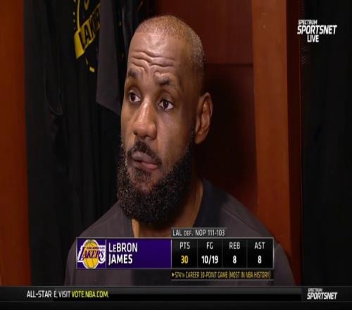 詹姆斯的心聲：每晚上場(chǎng)比賽的感恩比年輕時(shí)更深厚_NBA直播