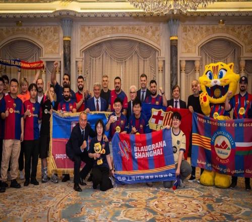 官方：拉波爾塔、萊萬(wàn)在沙特會(huì)見(jiàn)了上海等地的巴薩球迷會(huì)代表