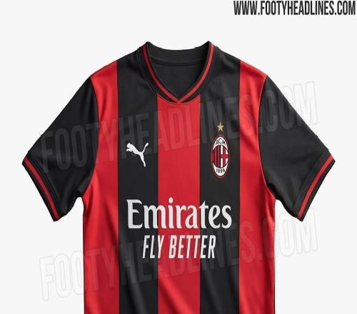 米蘭2627賽季球衣曝光：主場回歸傳統(tǒng)，二客粉黑搭配