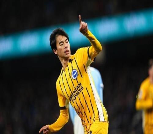 繼岡崎慎司之后，三笘薰是第二位英超對(duì)曼城進(jìn)球的日本球員