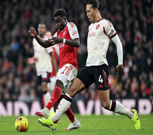 阿森納00利物浦！槍手7連勝終結仍6分領跑英超紅軍3連平+0射正