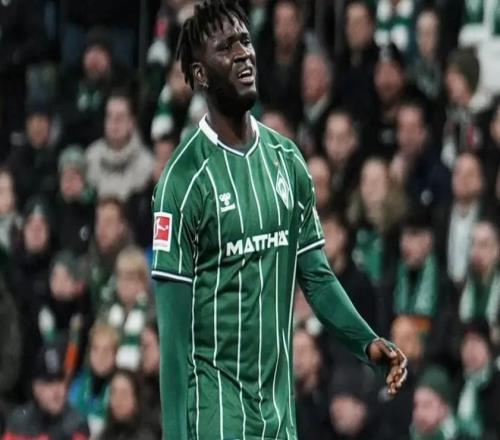 官方：不萊梅前鋒博尼費斯將接受膝關節手術，賽季報銷