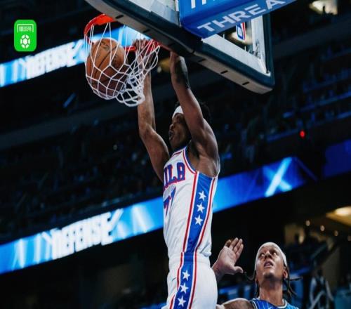 76人10391力克魔術，馬克西29分，恩比德22+9