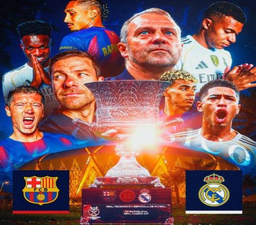 西超杯國家德比首發身價對比：巴薩8.09億歐，皇馬8.08億歐