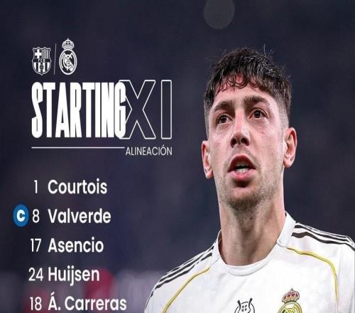 出錯了皇馬官方首發圖一開始為居萊爾，隨后改成貢薩洛