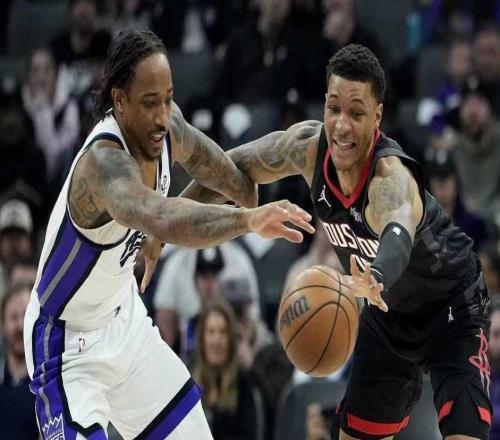 杜蘭特23分火箭爆冷輸7連敗國王阿門31+13申京復出遭隔扣