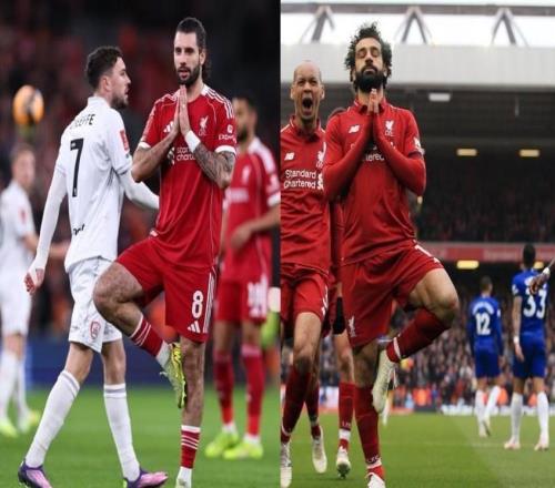 金雞獨立，索博進球后模仿薩拉赫的瑜伽慶祝動作