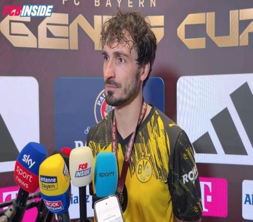 胡梅爾斯：足球里結果最重要，踢得漂亮卻少拿分批評聲會更多