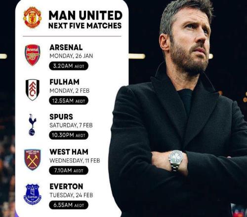 曼聯戰阿森納兩人傷缺！卡里克欲破不勝魔咒，穿黑衣復制林皇奇跡