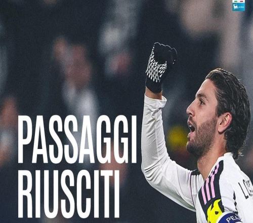 本賽季至今意甲成功傳球榜：洛卡特利第1，莫德里奇第4