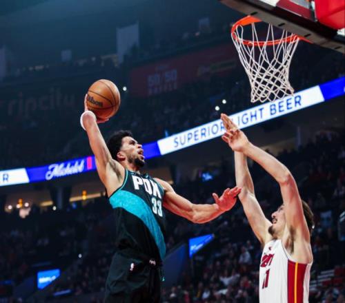 夏普27分7籃板開拓者擊敗熱火4連勝，阿夫迪亞20分7籃板