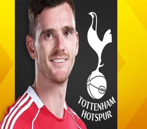 天空：利物浦正在與熱刺談羅伯遜轉會，轉會費約為500萬鎊