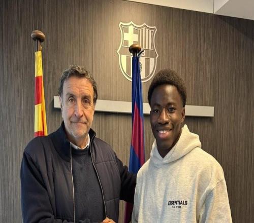 官方：巴薩與15歲通卡拉就續約達成協議，將在球員16歲時生效