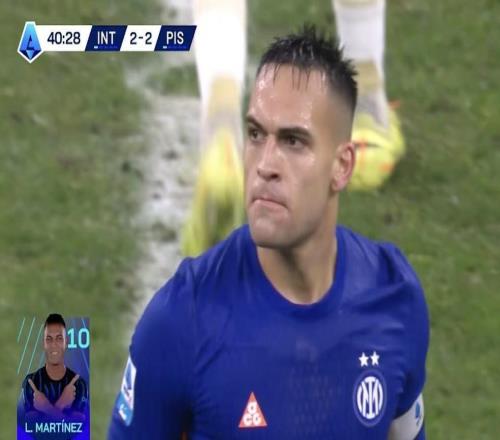 勞塔羅本賽季意甲已打入12球，與上賽季持平