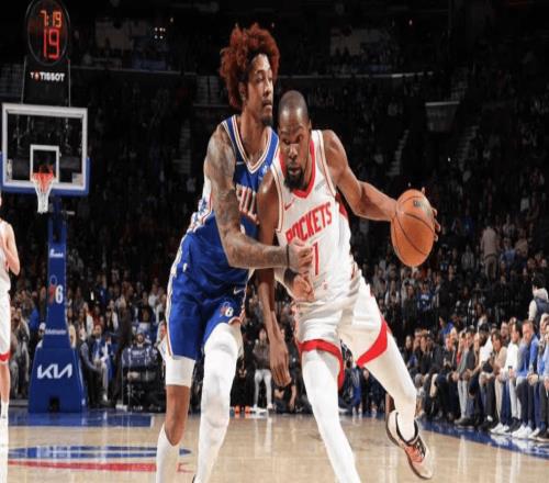 杜蘭特36+7火箭加時惜敗76人恩比德32+15+10馬克西36+10