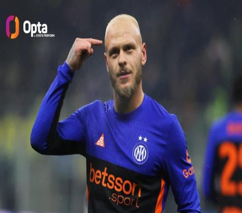 2射1傳，迪馬爾科成有統計以來國米首位意甲單場造3球的后衛