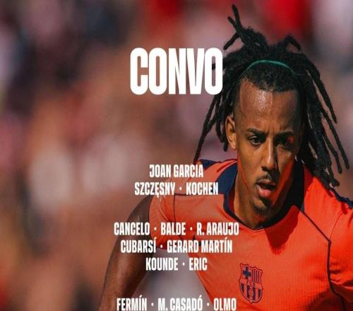 巴薩客戰埃爾切大名單：萊萬、亞馬爾、拉菲尼亞領銜