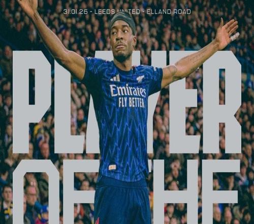 助攻并造烏龍，馬杜埃凱當選與利茲聯一役阿森納隊內最佳球員