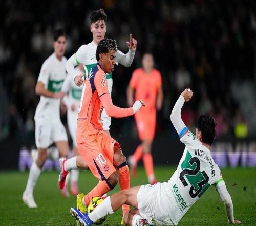 巴塞羅那31埃爾切取得聯賽2連勝