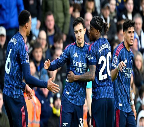 近4輪首勝！阿森納40利茲聯(lián)馬杜埃凱助攻+造烏龍約克雷斯破門