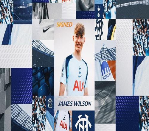 官方：熱刺租借簽下18歲前鋒詹姆斯威爾遜，含買斷權