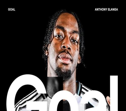 6140萬歐加盟的埃蘭加終于斬獲紐卡生涯首球，用了32場比賽